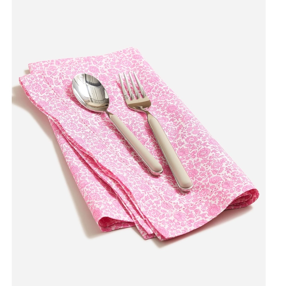 BUNDLE  of  5 Sets JCREW  NAPKINS IN LIBERTY FABRIC  FOUR PCS NWT - Picture 2 of 6